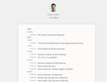 Tablet Screenshot of cihanyakar.com